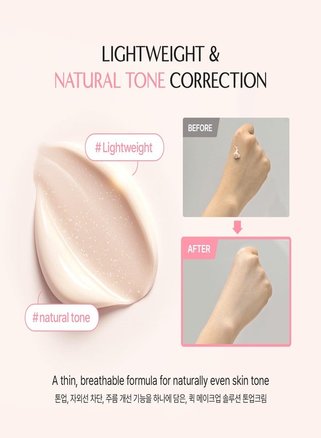 SONREVE Tone-Up Cream SPF50+ PA++++ Multipurpose Makeup Base, Primer, Quick Skin Tone Balancer, Lightweight,with Niacinamide, Korean skincare - Image 4